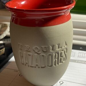 Tequila Cazadores Ceramic Vase